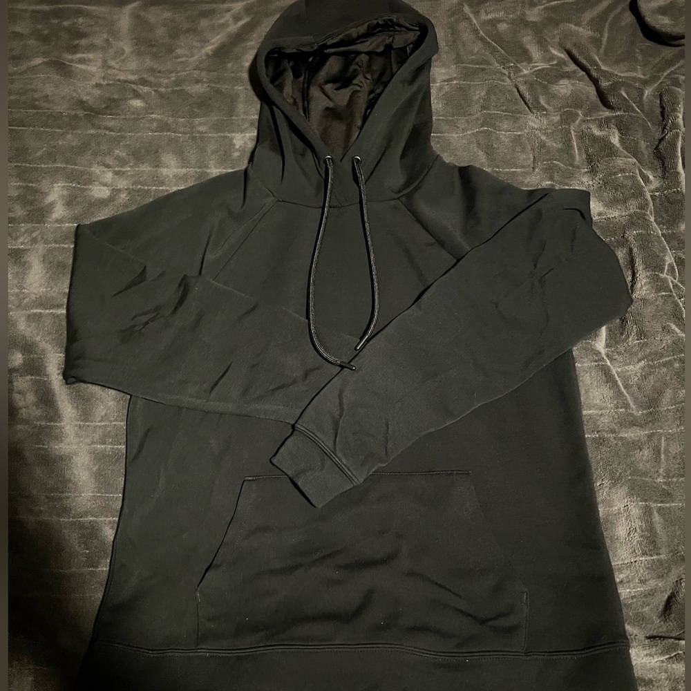Black workout type hoodie